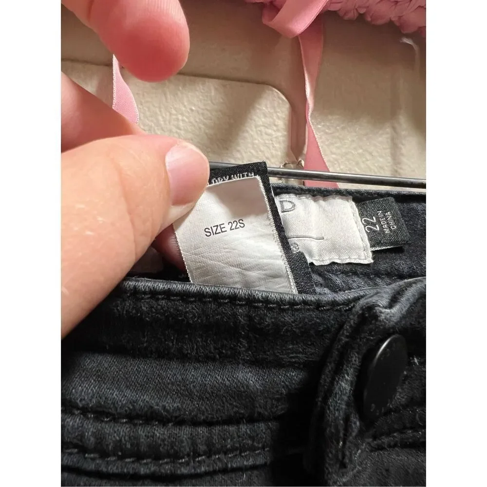 Torrid Black Denim Jeans Woman’s Size 22S Plus Size Jeans